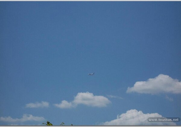 A380 dans le ciel de Toussus