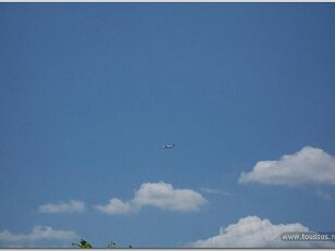 A380 dans le ciel de Toussus