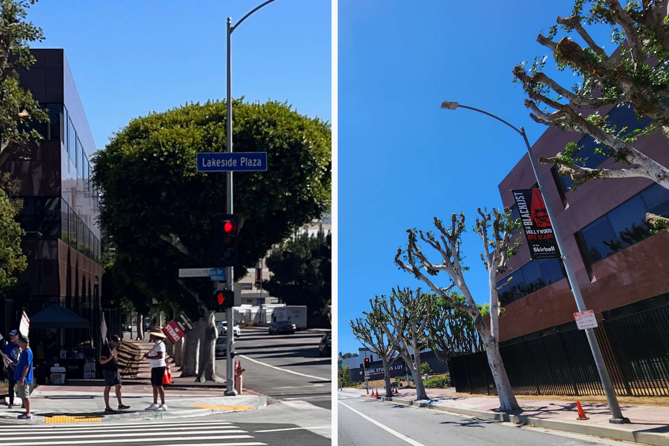 Officiel de Los Angeles : Universal n'a pas obtenu le permis d'élaguer des arbres près de la ligne de piquetage de l'Union