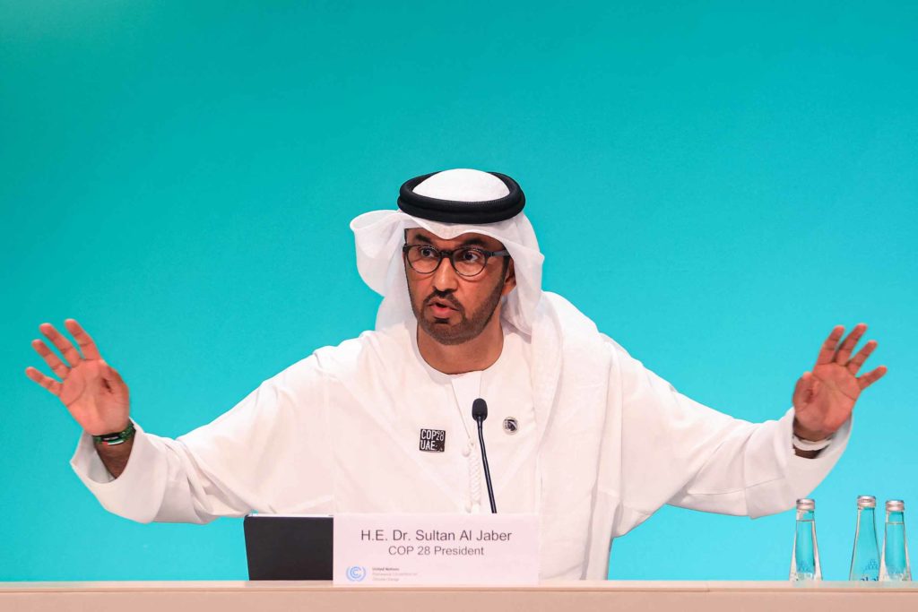 COP28 president Sultan Ahmed Al Jaber